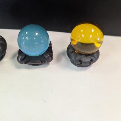 Crystal Balls Several Colors