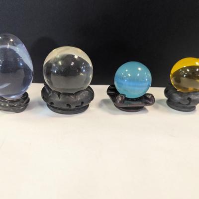Crystal Balls Several Colors