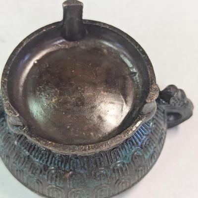 Vintage Slush Cast Metal Incense Burner