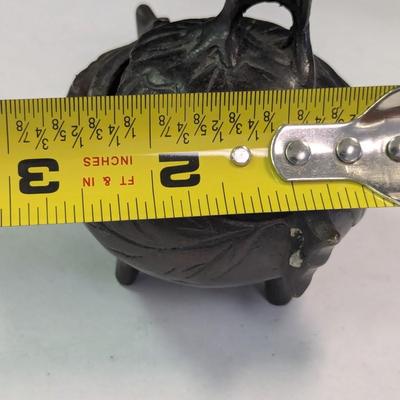 Vintage Slush Cast Metal Incense Burner