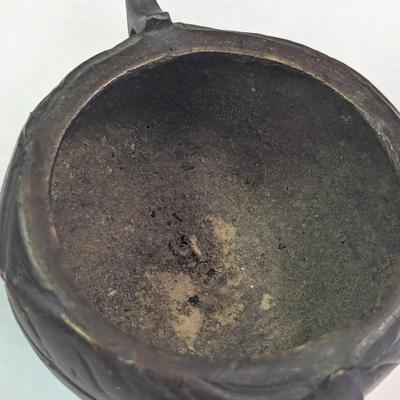 Vintage Slush Cast Metal Incense Burner