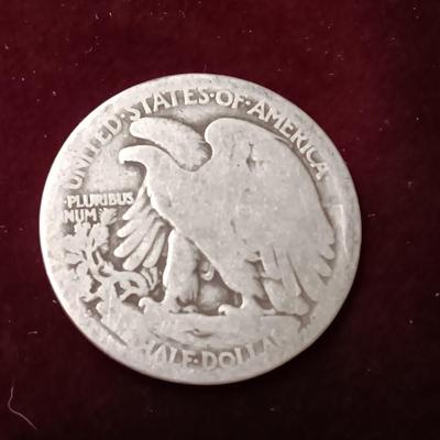 EARLY WALKING LIBERTY SILVER HALF DOLLAR