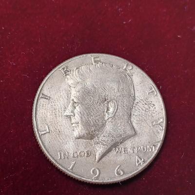 1964 KENNEDY SILVER HALF DOLLAR
