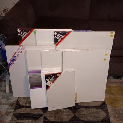 VARIOUS SIZES OF ARTIST CANVAS (2)
