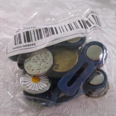 Sale Photo Thumbnail #82: Stickers, rubber stamp, ornament, small picture frame, Minnie Mouse sunglasses, jeans extenders, scrapbooking supplies, necklace extenders, fingernail stickers, see pictures