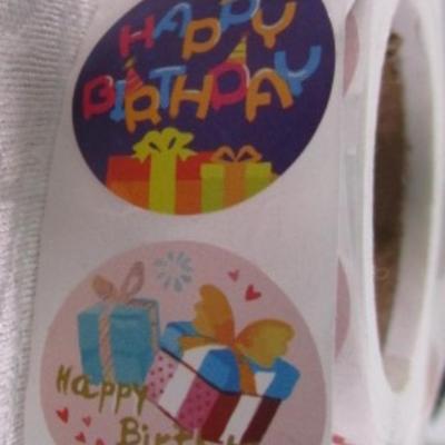 Sale Photo Thumbnail #85: Stickers, rubber stamp, ornament, small picture frame, Minnie Mouse sunglasses, jeans extenders, scrapbooking supplies, necklace extenders, fingernail stickers, see pictures