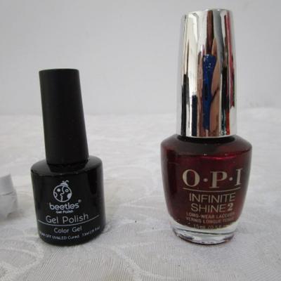 Sale Photo Thumbnail #134: See pictures, Beetles gel nail polish red glitter