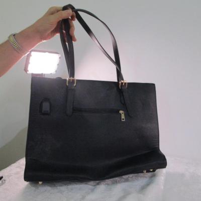 Sale Photo Thumbnail #220: Has shoulder strap & key strap & built-in cord, 12" tall x 16-3/4" wide, sells for $35.98 on Amazon