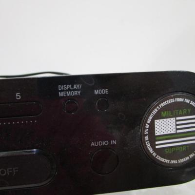 Sale Photo Thumbnail #242: Compatible with I-phones & I-pods, has CR2032 battery for backup which maintains the clock & alarm settings for power interruptions.