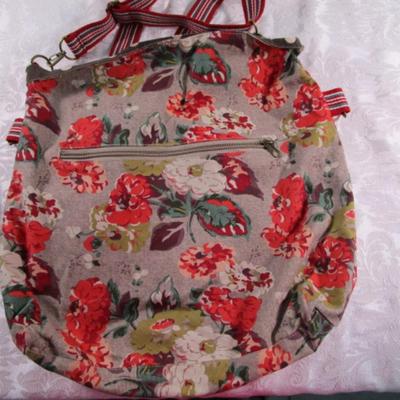 Sale Photo Thumbnail #336: Backpack is 18" tall x 12-1/2" wide x 6" deep; Tote is 16" tall x 15" wide x 3" deep; Realer bag is 12" wide x 16" tall x 5-3/4" deep