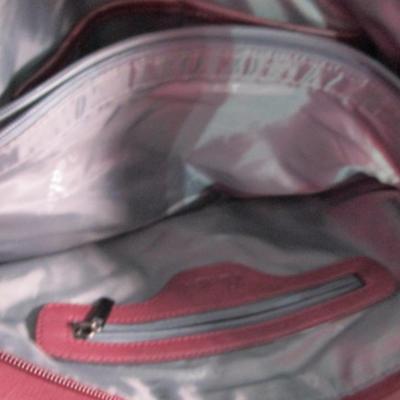 Sale Photo Thumbnail #334: Backpack is 18" tall x 12-1/2" wide x 6" deep; Tote is 16" tall x 15" wide x 3" deep; Realer bag is 12" wide x 16" tall x 5-3/4" deep