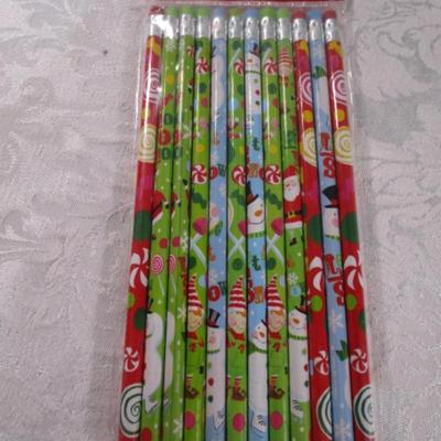 Sale Photo Thumbnail #553: 2 binders (one with 50 sheet protectors & one with 38 sheet protectors); 1 new pkg pencils, 1 new box of 10 Bic pens, 2 additional pens