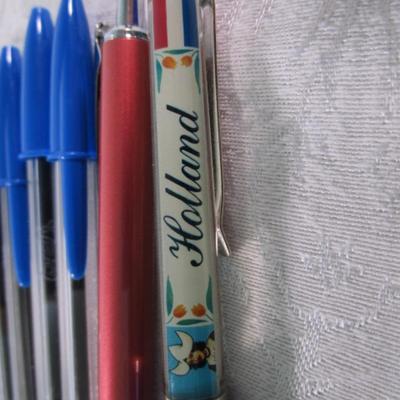 Sale Photo Thumbnail #563: 3 new clipboards, 2 new pkg of 12 pencils each, 13 pens