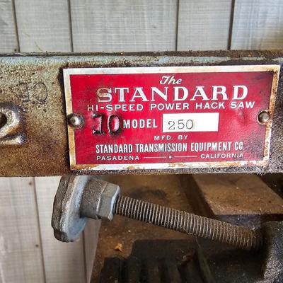 Standard Hi-Speed Powered Hacksaw (SF-JS)
