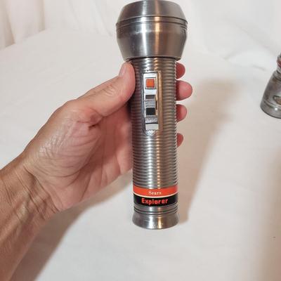 Vintage Flashlights-Sears, Ray-O-Vac, ABC (LR-KD)