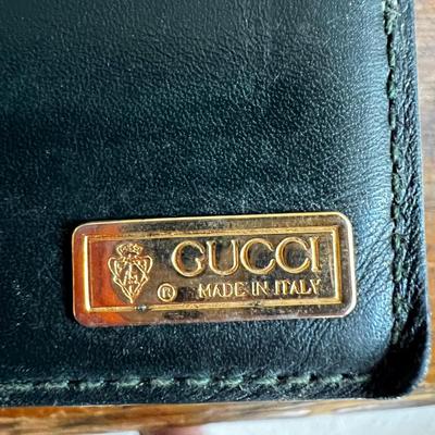 M493 Vintage Authentic Green Gucci Wallet