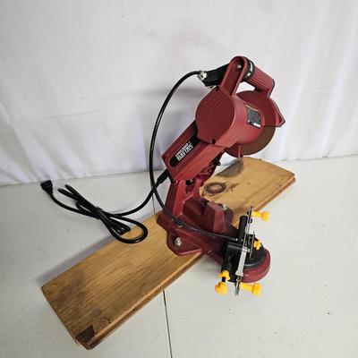 Trio of Chainsaw Sharpeners Including Chicago Electric & Sears Clamp-On File-N-Guide (SF-JS)
