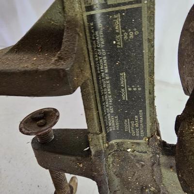 Trio of Chainsaw Sharpeners Including Chicago Electric & Sears Clamp-On File-N-Guide (SF-JS)