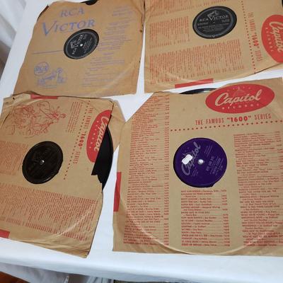 Vintage 78 Records-RCA, Victor, Aretino, Columbia and More (LR-KD)