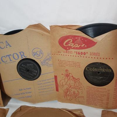 Vintage 78 Records-RCA, Victor, Aretino, Columbia and More (LR-KD)