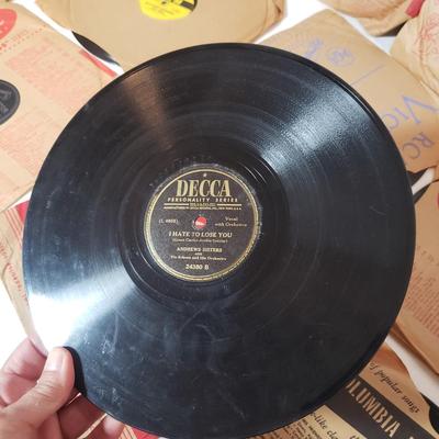 Vintage 78 Records-RCA, Victor, Aretino, Columbia and More (LR-KD)