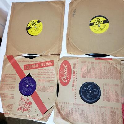 Vintage 78 Records-RCA, Victor, Aretino, Columbia and More (LR-KD)