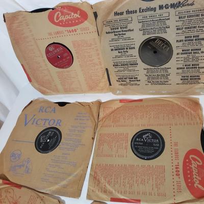 Vintage 78 Records-RCA, Victor, Aretino, Columbia and More (LR-KD)