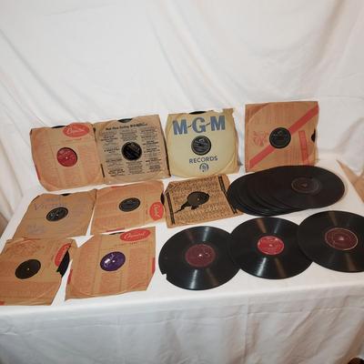 Vintage 78 Records-RCA, Victor, Aretino, Columbia and More (LR-KD)