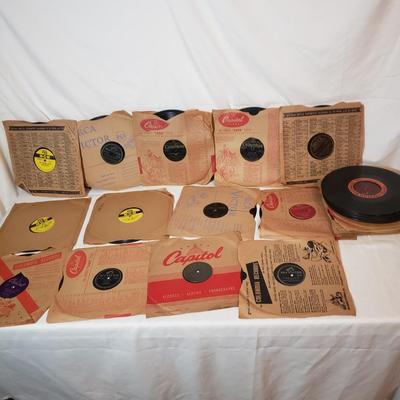 Vintage 78 Records-RCA, Victor, Aretino, Columbia and More (LR-KD)