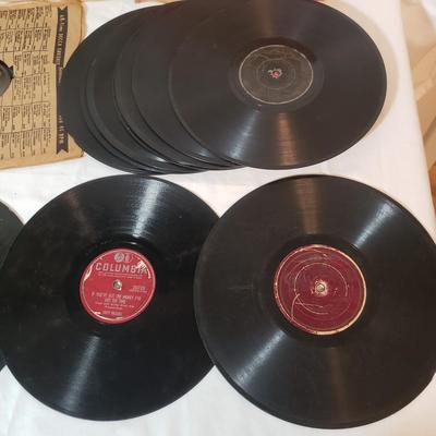 Vintage 78 Records-RCA, Victor, Aretino, Columbia and More (LR-KD)