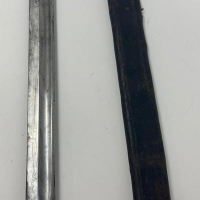 Sale Photo Thumbnail #285: WWI marked by “Arilleria Nacional Toledo”. 15.75” blade and 20.5” overall
