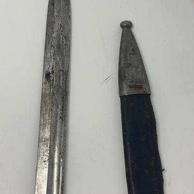 Sale Photo Thumbnail #286: WWI marked by “Arilleria Nacional Toledo”. 15.75” blade and 20.5” overall