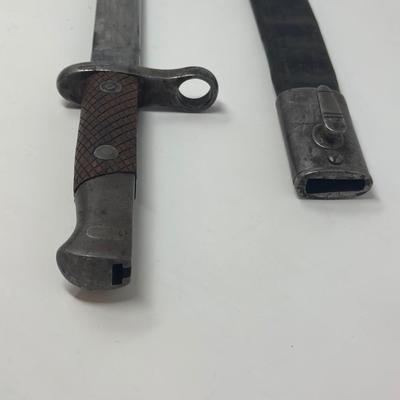 Sale Photo Thumbnail #287: WWI marked by “Arilleria Nacional Toledo”. 15.75” blade and 20.5” overall