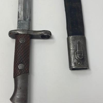 Sale Photo Thumbnail #284: WWI marked by “Arilleria Nacional Toledo”. 15.75” blade and 20.5” overall