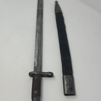Sale Photo Thumbnail #283: WWI marked by “Arilleria Nacional Toledo”. 15.75” blade and 20.5” overall