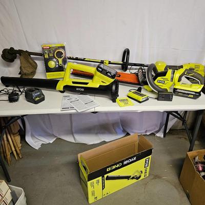 Trio of Ryobi Cordless Yard Tools (SF-JS)
