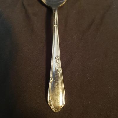 Corning Ware/Corelle "Black Orchid" Dish Set of Four W/ Oneida Flatware (K-KD)