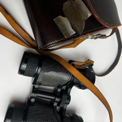 G514 E.Leitz Wetzlar 6x24 German Binoculars with Leather Case