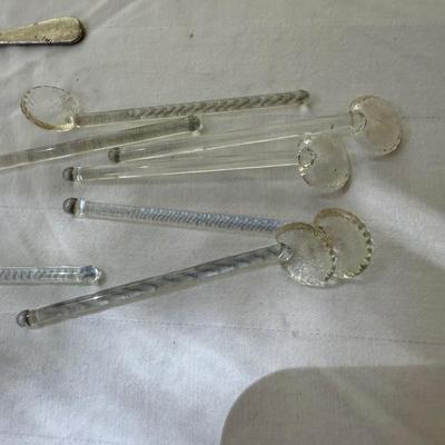 K508 Glass Salts and Salts Spoons