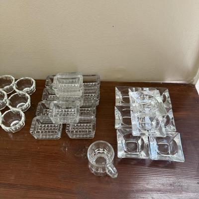 K508 Glass Salts and Salts Spoons