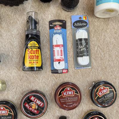G518 Large Lot of Shoe Polish and Cleaning