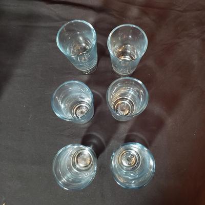 50's Blue Glass Barware (K-KD)