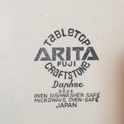 Retro Arita Fuji Tabletop Craftstone "Daphne" Dishes K-KD)