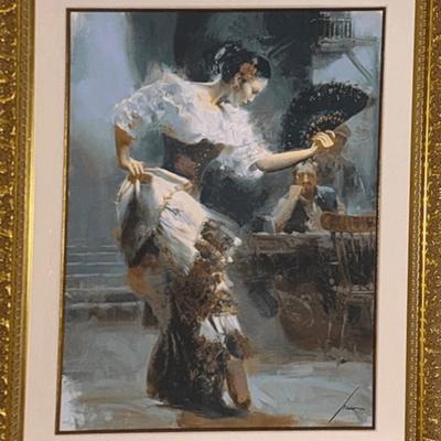 Pino Daeni – “The Dancer” – Original Oil on Canvas – Signed, Framed, with COA