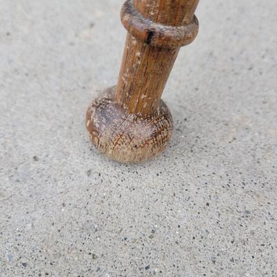 Hand carved side table