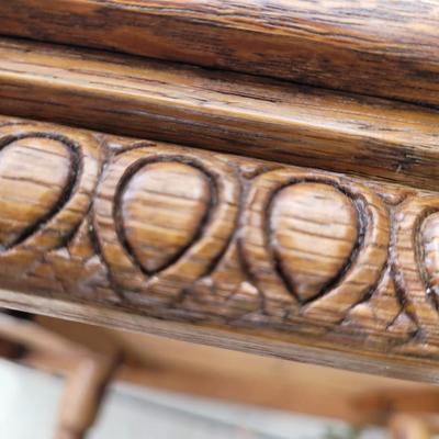 Hand carved side table