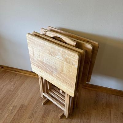 TV Tray Tables with Stand