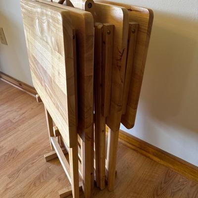 TV Tray Tables with Stand