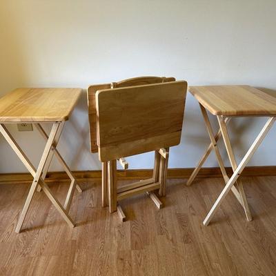TV Tray Tables with Stand
