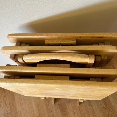 TV Tray Tables with Stand
